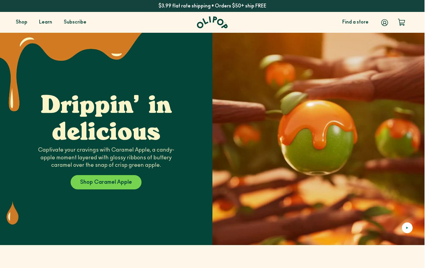 OLIPOP Shopify storefront preview