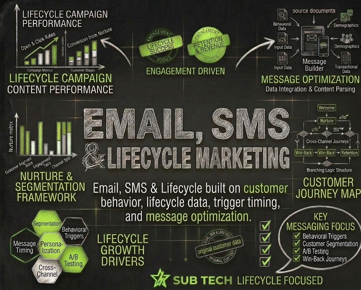 Email, SMS & Lifecycle Marketing